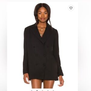 Revolve‎ SNDYS. Black Double-Breasted Blazer